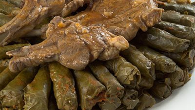 منيو رمضان 2021| طريقة عمل ورق العنب بالريش