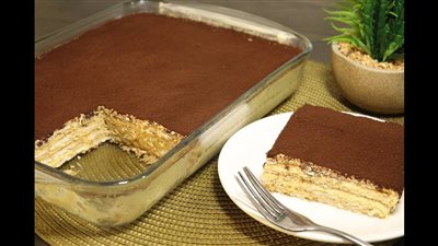 لـ«الستات».. طريقة عمل حلوى كيكة النسكافيه الباردة