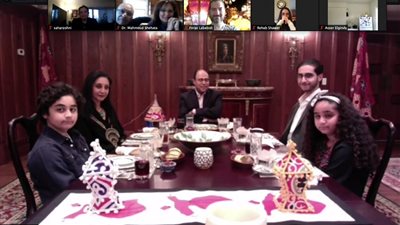 إفطار أونلاين للجالية المصرية بكندا مع السفير المصري (صور)