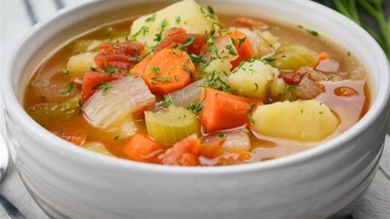 طريقة عمل شوربة الخضار