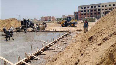 بدء العمل في بناء مبنى سكني لـ طبيبات طب الأزهر في جامعة دمياط