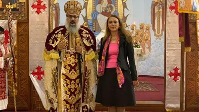 السفيرة ماجدة بركة تنقل تهنئة الرئيس بعيد القيامة للمصريين ببوليفيا 