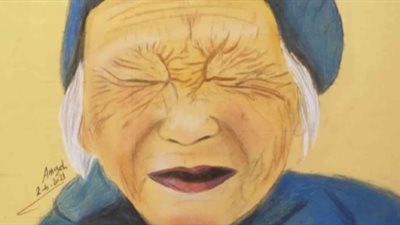 مواهب من صنع العزل.. أنجيل سلامة تُجسد آلام كورونا على لوحات فنية