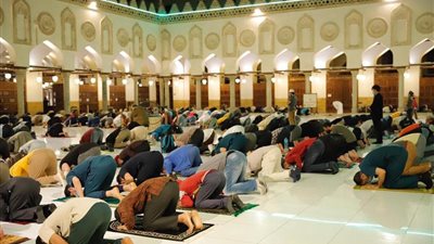 بث مباشر لصلاة العشاء والتراويح في الجامع الأزهر