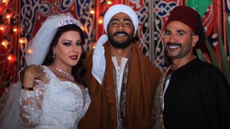 المطرب أحمد سعد ومحمد