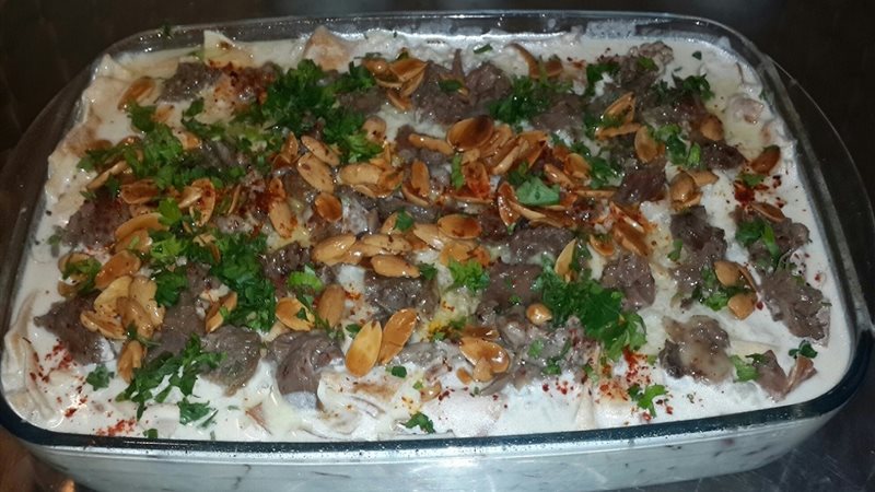 فتة لسان الخروف