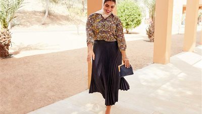 بعيدًا عن الفساتين.. «ساتان وبليسيه» إطلالة مبهرة في عيد الفطر