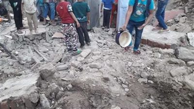 مصرع سيدة في انهيار حائط منزل بأسوان