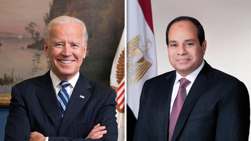 جوبايدن للرئيس السيسي