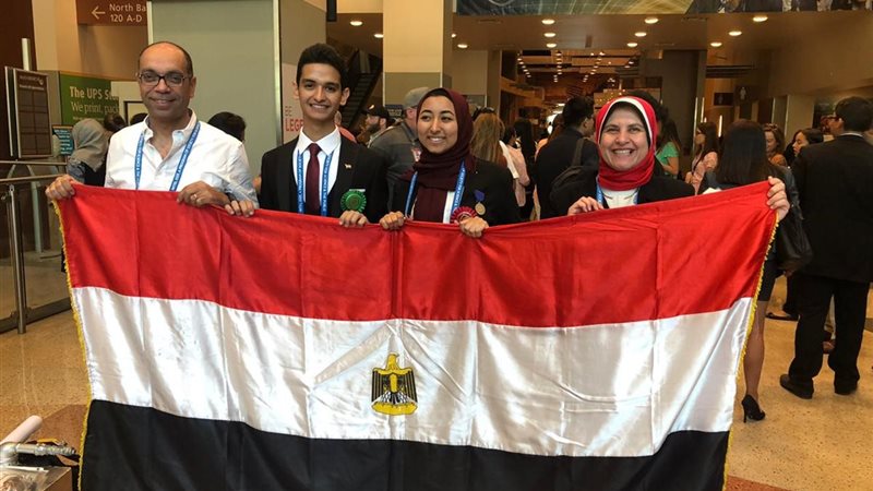 فوز طلاب مصريين بثلاث
