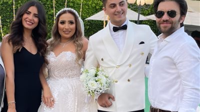 ريهام أيمن تحتفل بزفاف شقيقها