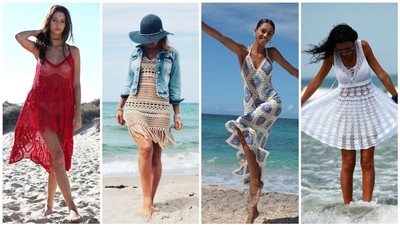 4 أفكار لتنسيق فساتين الشاطئ.. والشيفون الخيار المثالي