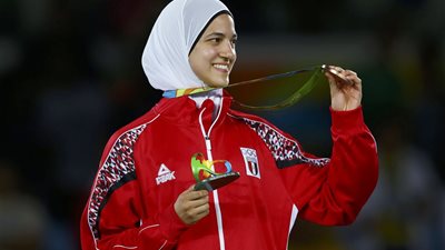 هداية ملاك: الرئيس السيسي حافز لحصد ميدالية في أولمبياد طوكيو