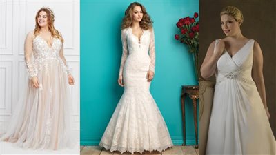 «لو صدرك كبير».. شاهدي أحدث 4 موديلات لفساتين الزفاف 