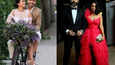 فرح محمد فراج وبسنت شوقي: ركوبة عجل .. ووصلة رقص .. والعروس بالحجاب | صور وفيديو