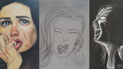 المرأة المظلومة محور اهتماماتها.. «أنجيل فؤاد»: تعلمت الرسم قبل الكتابة 