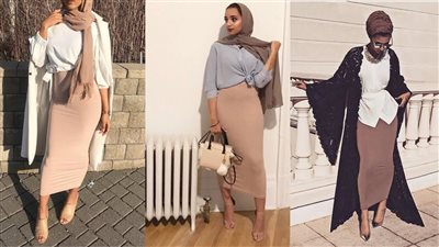 للمحجبات.. 6 جيبات ضيقة تناسب الخروج للعمل في الصيف 