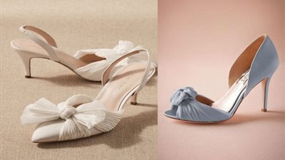 أحدث موديلات أحذية الزفاف «بفيونكة وعقدة».. والأسعار تبدأ من 500 جنيه