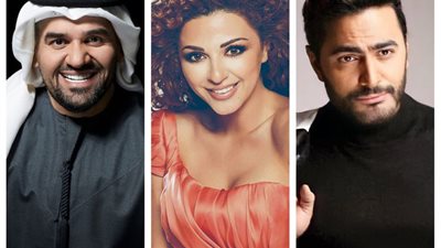 أصالة وميريام فارس وتامر حسني وحسين الجسمي يحيون حفلات العيد بالإمارات