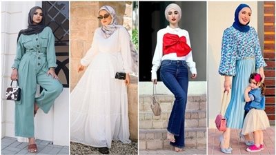 موديلات ملابس للبنات المحجبات في عيد الأضحي 2021