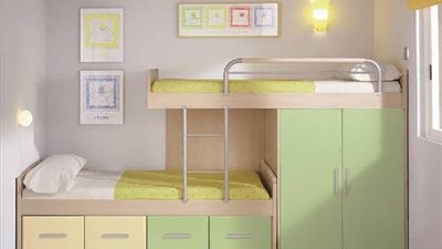 «لو بيتك ضيق متحتاريش».. أحدث موديلات غرف نوم أطفال دورين