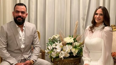 خالد عليش بعد خطبته من المذيعة ميرهان عمرو: «كملت الحتة الناقصة»