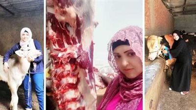 «الجزارة كيوت».. امرأة تترك مستحضرات التجميل للعمل في تجارة اللحوم