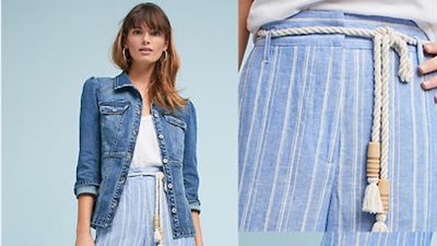 في العمل والسهرات.. طرق تنسيق البنطلونات الكتان الواسعة