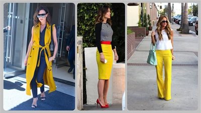 «يزيد التركيز ويمنحك الحيوية».. كيف تنسقين اللون الأصفر في مناسباتك؟