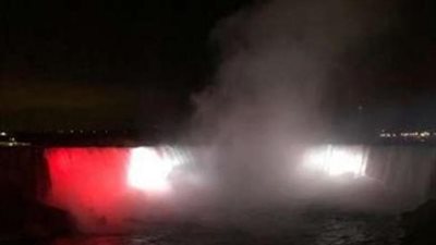 إضاءة شلالات نياجرا بألوان علم مصر.. تعرفي على السبب