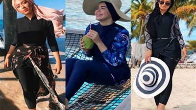 «لو رايحة البحر».. أبرز موديلات مايوه المحجبات تناسبك في صيف 2021