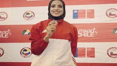 فريال أشرف تتصدر المجموعة وتواجه لاعبة كازاخستان فى نصف نهائي الكاراتيه