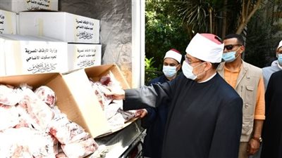 الأوقاف توزع 19 طنًّا من لحوم الأضاحي في 6 محافظات اليوم