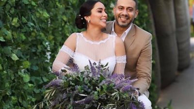 أنا محظوظ.. محمد فراج يُغازل زوجته بسنت شوقى برسالة وصور رومانسية