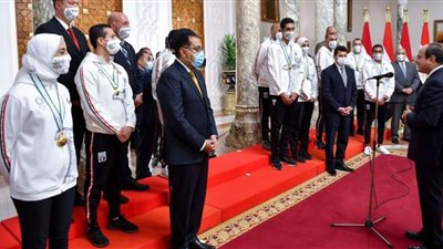 الرئيس السيسي: أبنائي وبناتي أبطال مصر استعدوا لتحقيق إنجاز أكبر الأولمبياد القادمة