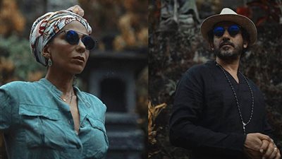 منى زكي وأحمد حلمي في «فوتوسيشن» غريب بالغابات 