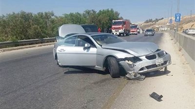 مصرع الابن.. وحالة الأم حرجة في حادث سيارة ملاكي بطريق بنها المنصورة