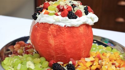 فيديو.. طريقة عمل كيكة البطيخ
