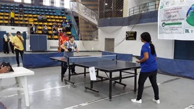 يعانون التوحد والقصور الذهني.. 80 لاعبًا ولاعبة في ختام بطولة تنس الطاولة للإعاقات الذهنية