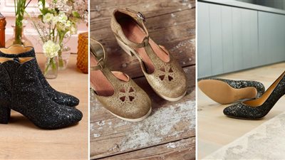 الترتر الذهبي مثالي.. أفضل 9 موديلات الأحذية اللامعة لسهرة مميزة| صور