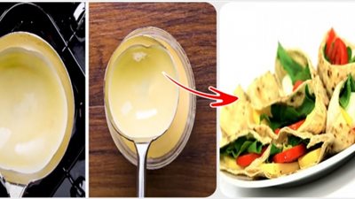 أسهل طريقة لعمل عيش السندوتشات بمغرفة الطعام