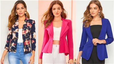 البوم كامل .. موديلات البليزر المناسبة لبنات الجامعة