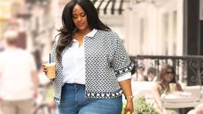 نصائح لصاحبات الوزن الزائد للحصول على مظهر أنيق 