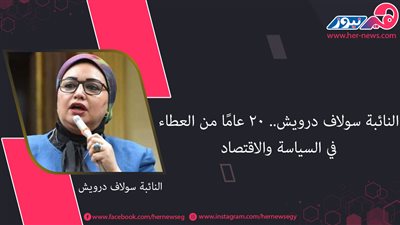 النائبة سولاف درويش.. 20 عامًا من العطاء في السياسة والاقتصاد