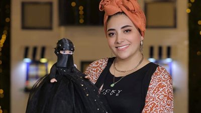 عروسة المولد المنتقبة تُثير إعجاب رواد السوشيال ميديا 