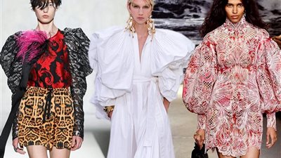 موضة الأكمام المنفوخة تعود من جديد || صور