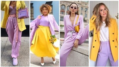 «الموڤ والأصفر» موضة هذا العام| صور