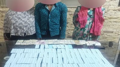 القبض على تاجرة 