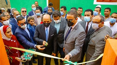 بنك القاهرة و«صناع الخير» يفتتحان قرية داوود بالفيوم بعد التطوير