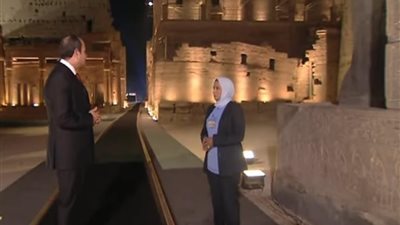 أخصائية ترميم بطريق الكباش: «فخورة بلقاء الرئيس وكان يدعمنا باستمرار»